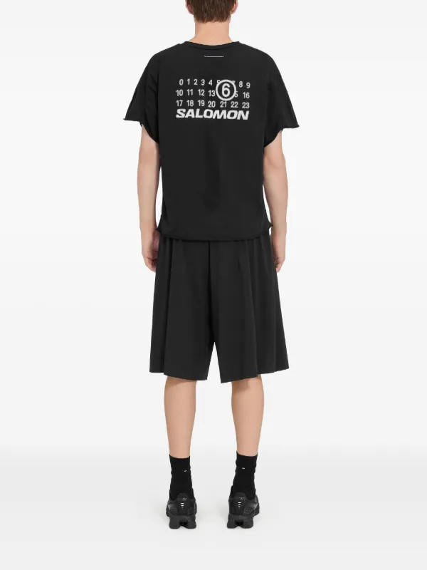 VIPSALE【MM6 x Salomon】スニーカープリントTシャツ MM6 Maison Margiela X Salomon x Salomon logo-print T-Shirt