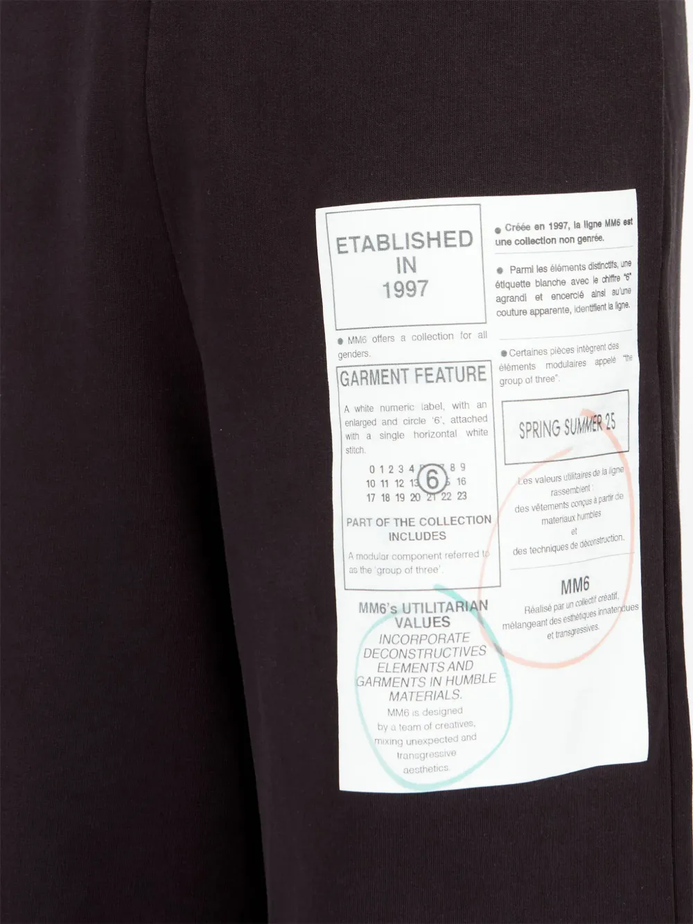 MM6 Maison Margiela numbers-motif Track Pants | Black | FARFETCH MM6 Maison Margiela numbers-motif Track Pants | Black | FARFETCH