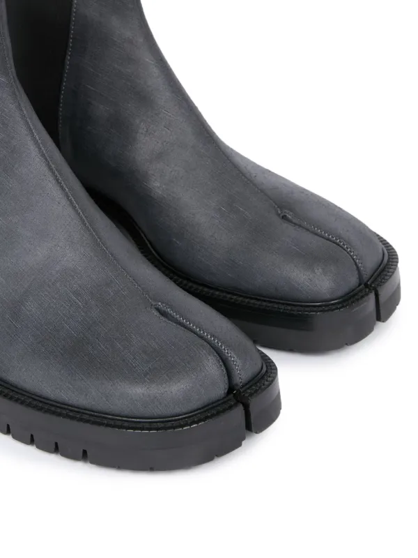 Maison Margiela Tabi Couty チェルシーブーツ | グレー | FARFETCH JP