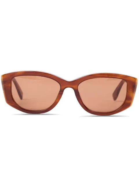 Viktor & Rolf lentes de sol con armazón ovalada