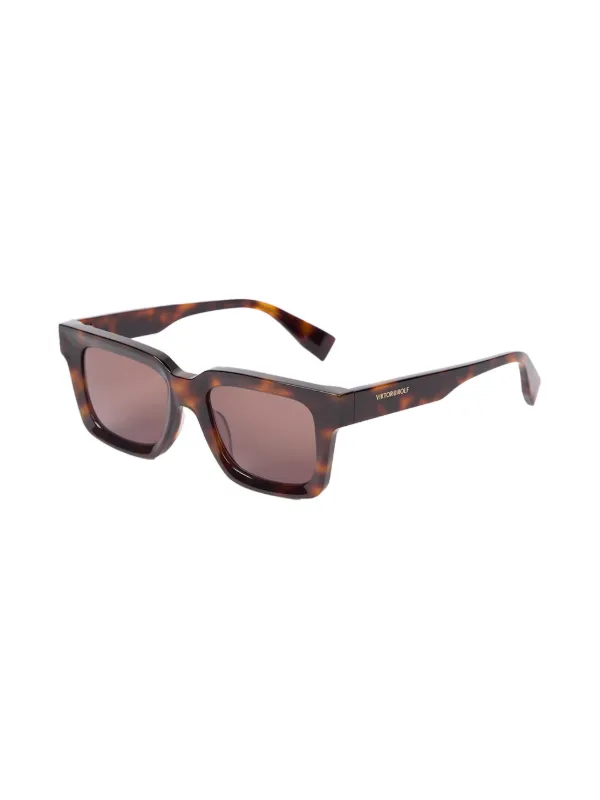 Viktor & Rolf square-frame Sunglasses | Brown | FARFETCH GE display picture 3