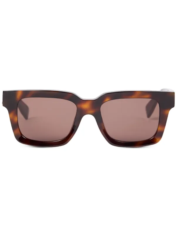 Viktor&Rolf Sunglasses Round Oversized Acetate Sunglasses in Burgundy | Designer  main image 2