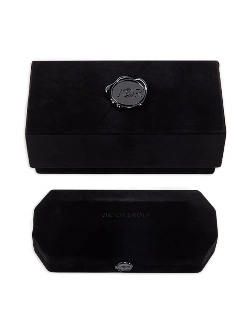 Viktor & Rolf Zonnebril met rond montuur Rood