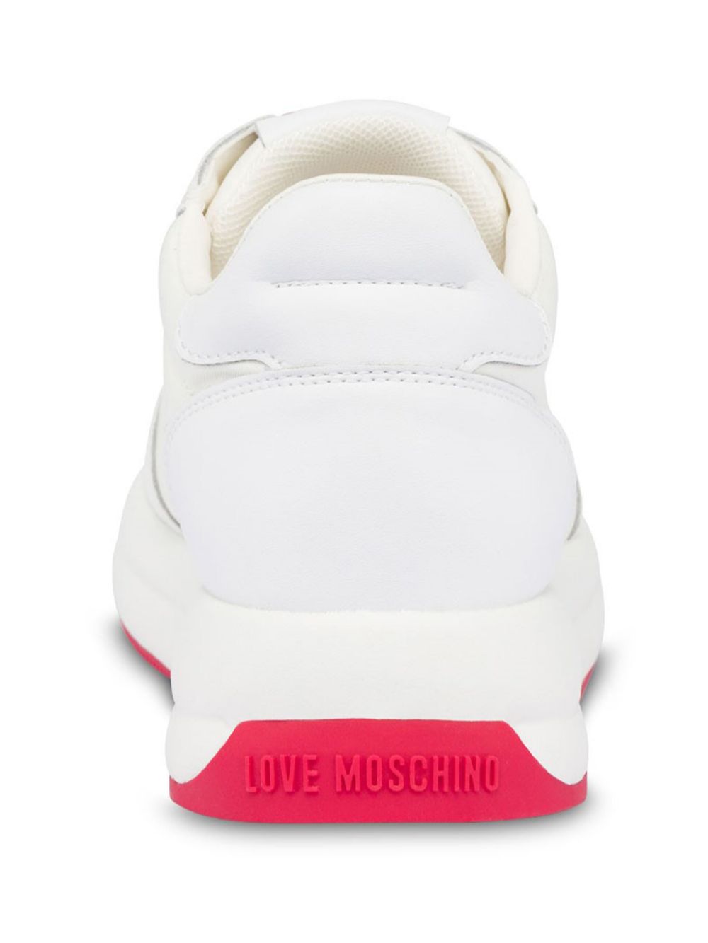 Love Moschino Sneakers met logoprint Wit