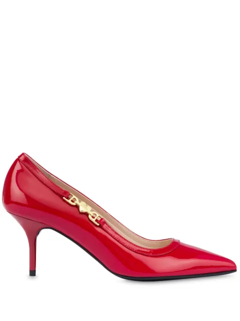 Love Moschino patent leather pumps