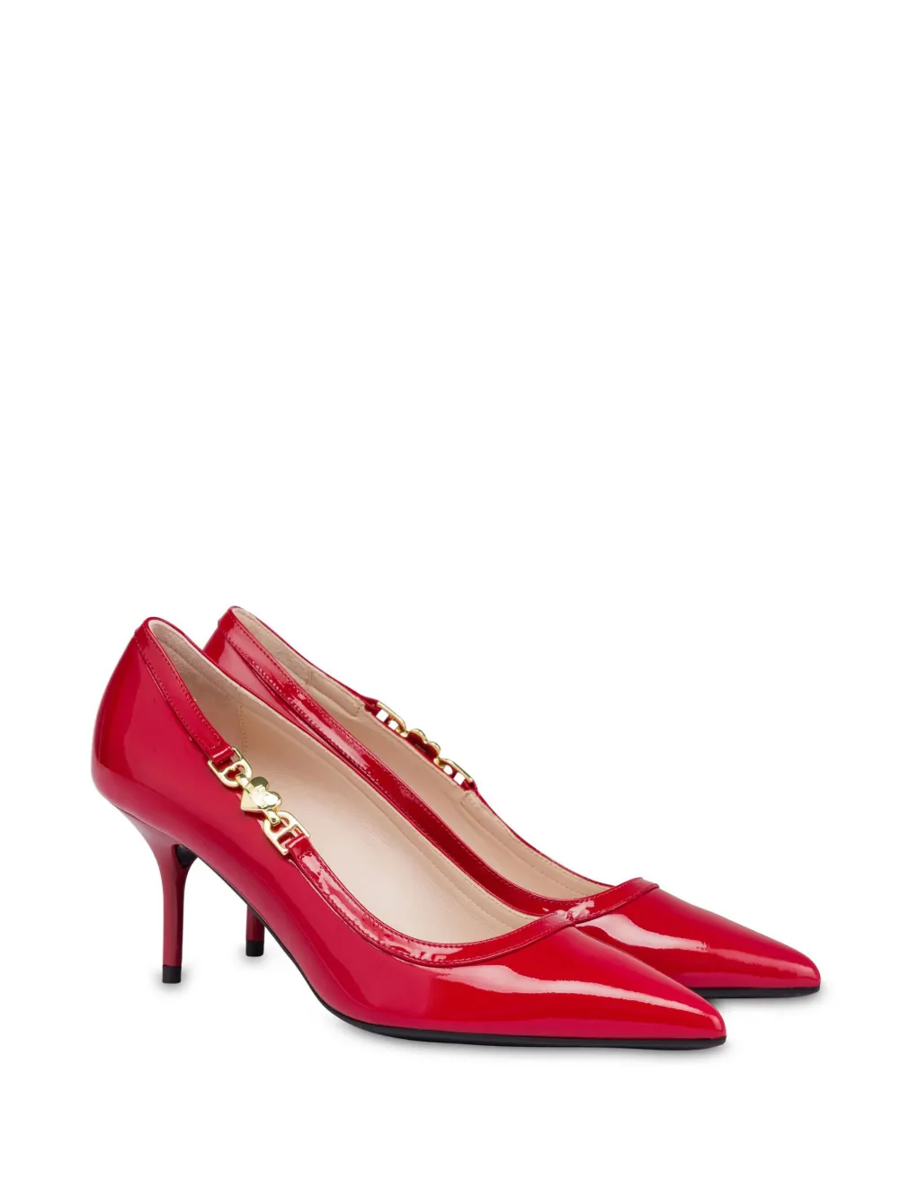 Love Moschino Lakleren pumps - Rood