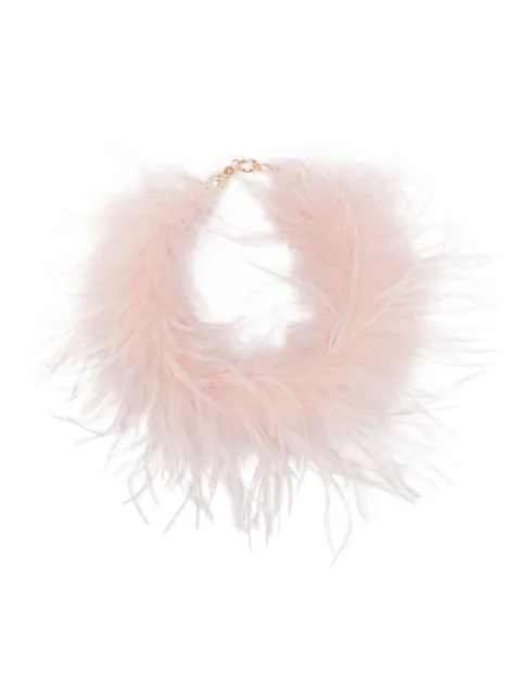 Vanisè feather-detail necklace
