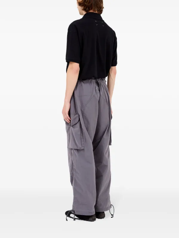 Maison Margiela four-stitch Logo Track Pants | Grey | FARFETCH