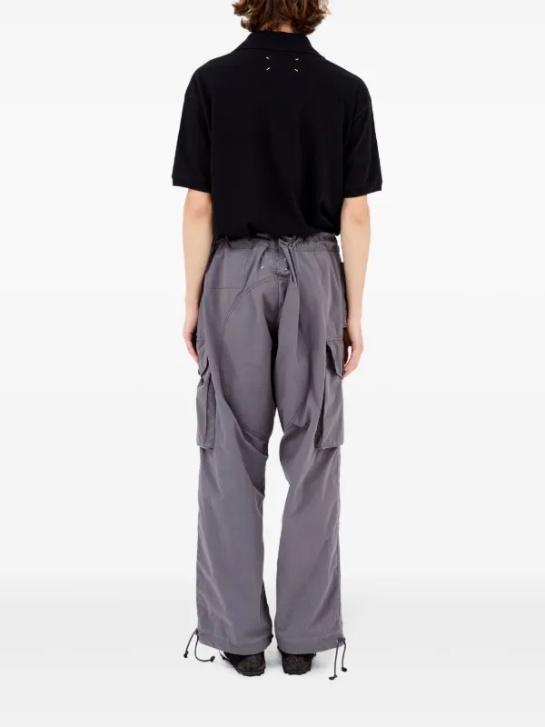 Maison Margiela four-stitch Logo Track Pants | Grey | FARFETCH