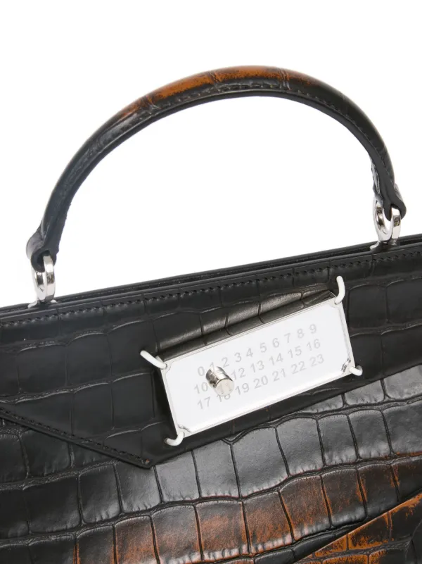 Maison Margiela Small Snatched Tote Bag | Black | FARFETCH