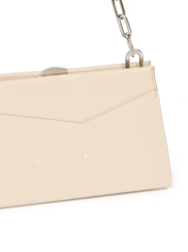 Maison Margiela Small Snatched Shoulder Bag | Black | FARFETCH
