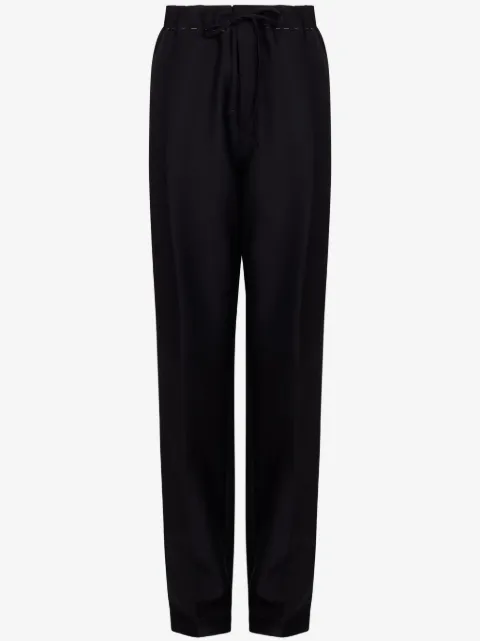 Maison Margiela pantalon à lien de resserrage