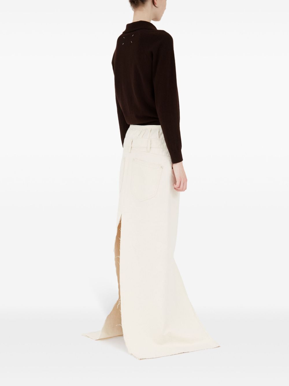 Cheap Marni denim midi skirt Women