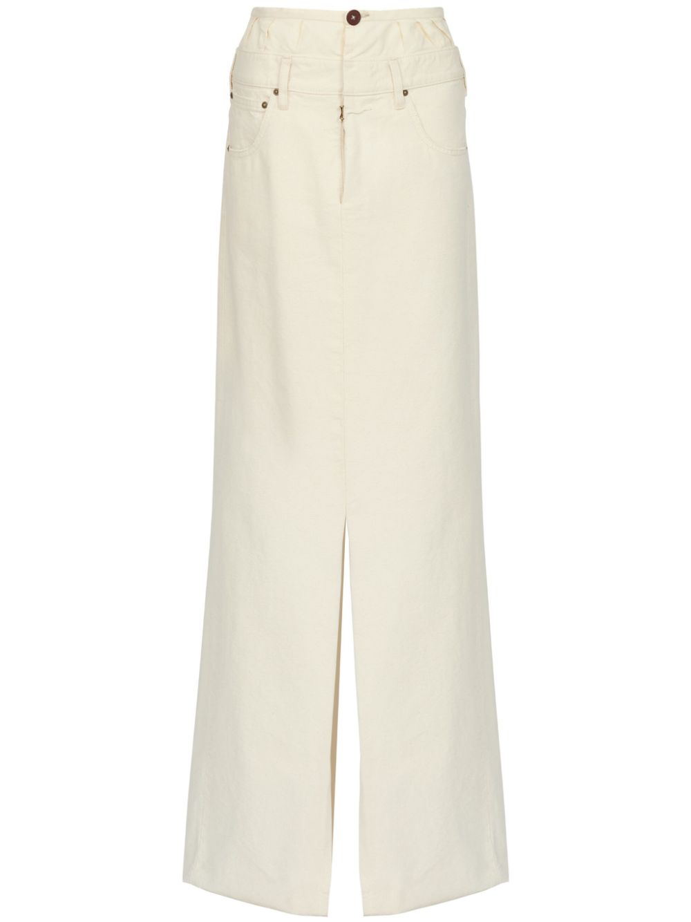 Marni denim midi skirt Women