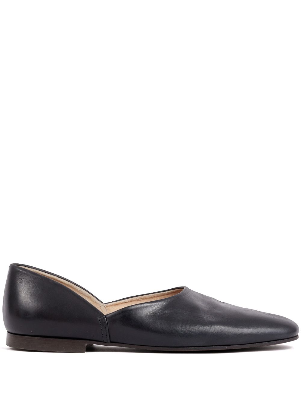 Maison Margiela calf leather slipper - Black