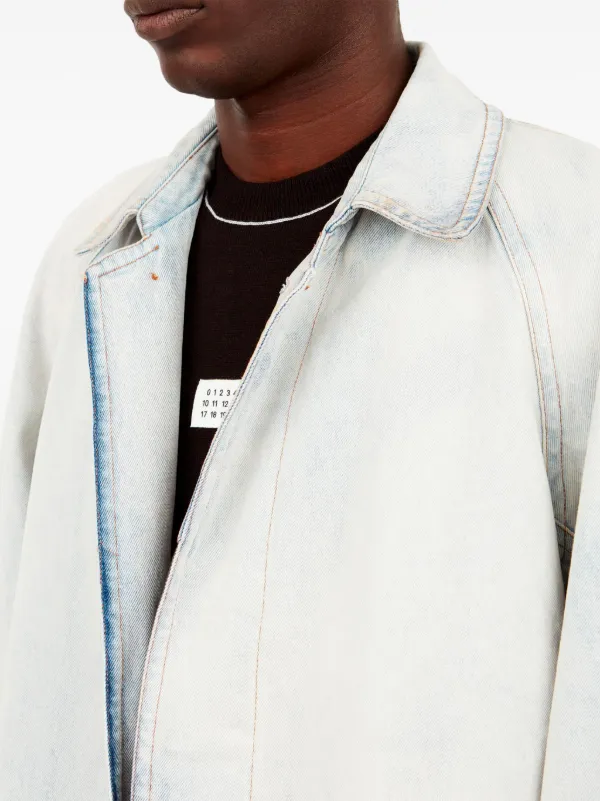 MM6 Maison Margiela ダメージ コート | ブルー | FARFETCH JP MM6 Maison Margiela ダメージ コート | ブルー | FARFETCH JP