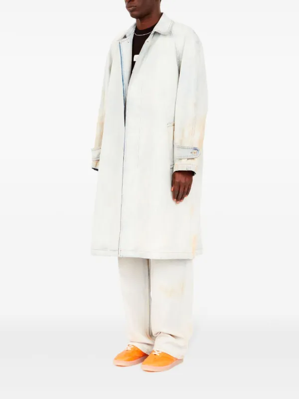 MM6 Maison Margiela ダメージ コート | ブルー | FARFETCH JP
