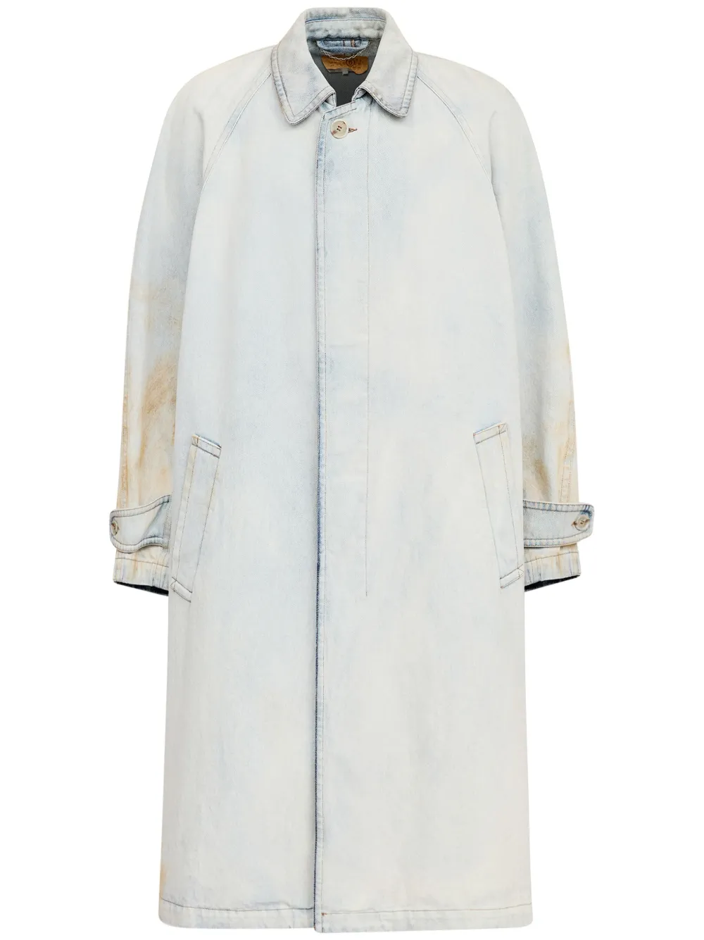 MM6 Maison Margiela ダメージ コート | ブルー | FARFETCH JP MM6 Maison Margiela ダメージ コート | ブルー | FARFETCH JP