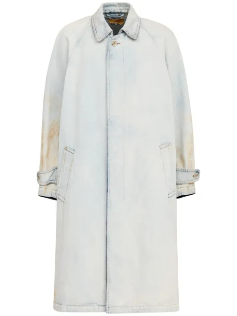 MM6 Maison Margiela distressed-effect coat