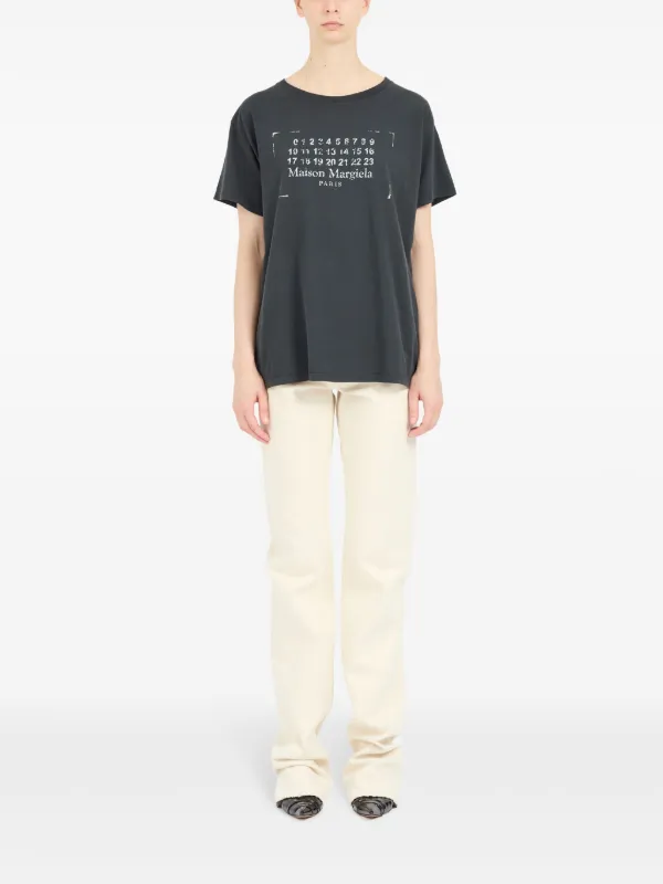 Maison Margiela ロゴ Tシャツ | グレー | FARFETCH JP