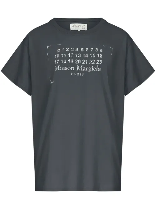 T-shirt en coton à logo imprimé - Maison Margiela - Modalova