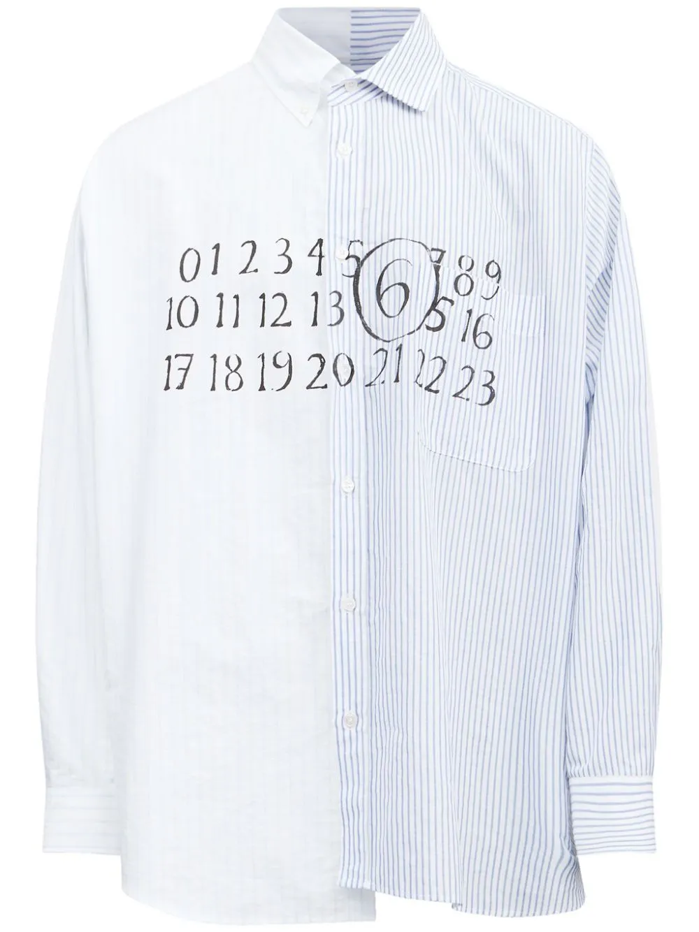 asymmetric cotton shirt