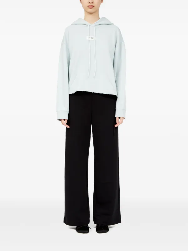 MM6 Maison Margiela ナンバーモチーフ パーカー | ブルー