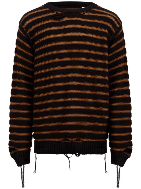 MM6 Maison Margiela stripe-pattern jumper 