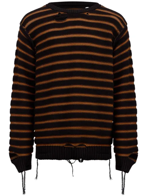 Pull à rayures - MM6 Maison Margiela - Modalova