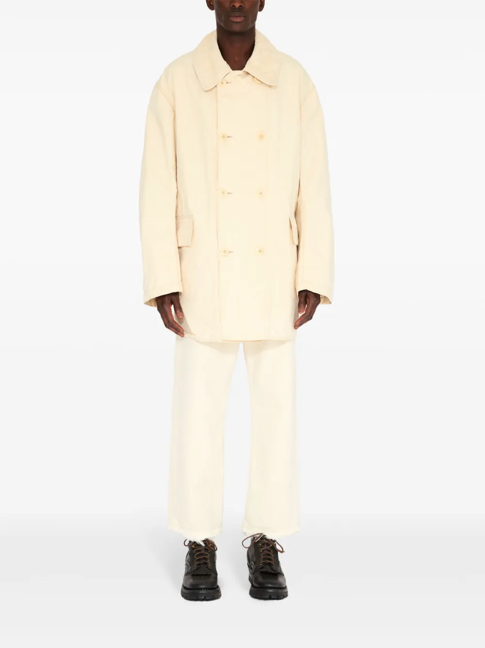 Maison Margiela chamarra de algodón con doble botonadura | Abrigos con doble botonadura | Image 2