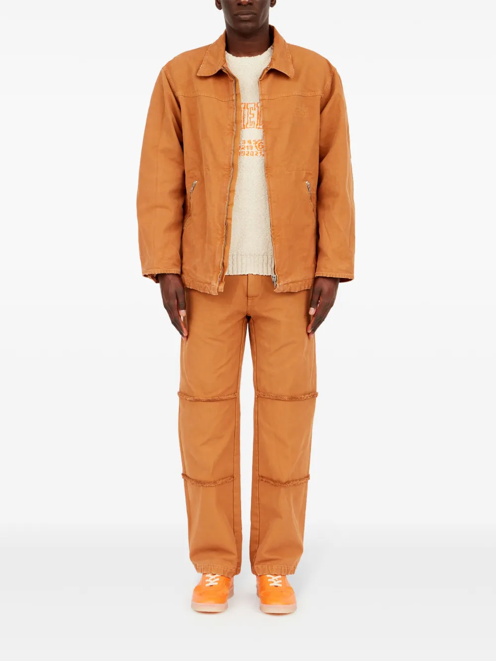 MM6 Maison Margiela Jack met patroon - Oranje