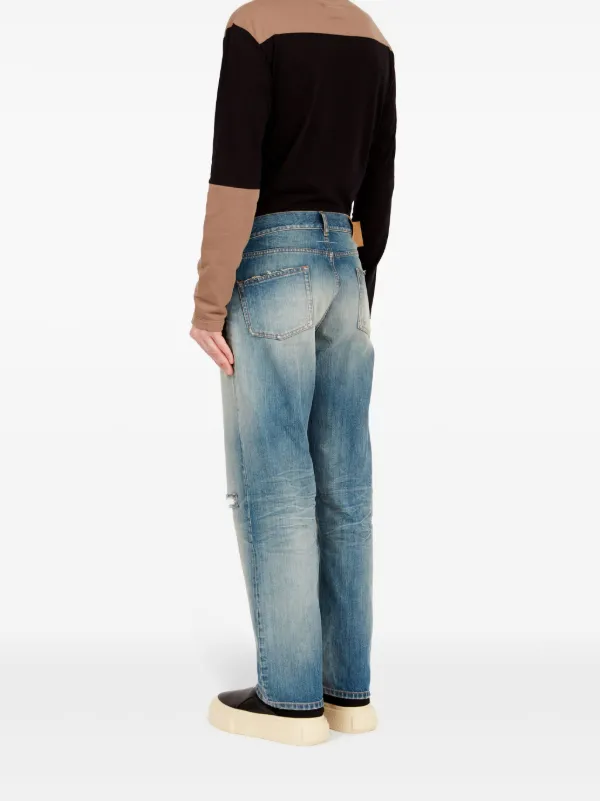MM6 Maison Margiela ファイブポケット ジーンズ | ブルー | FARFETCH JP