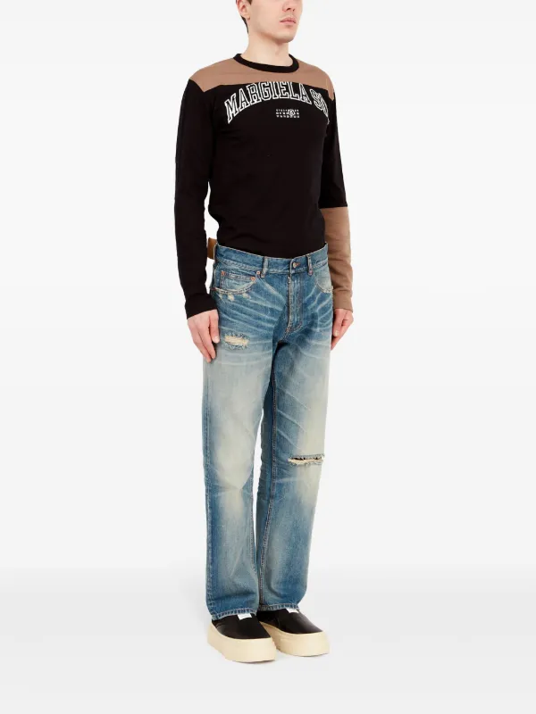 MM6 Maison Margiela ファイブポケット ジーンズ | ブルー | FARFETCH JP