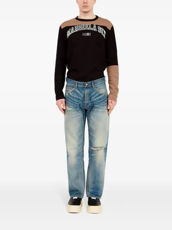 MM6 Maison Margiela ファイブポケット ジーンズ | ブルー | FARFETCH JP