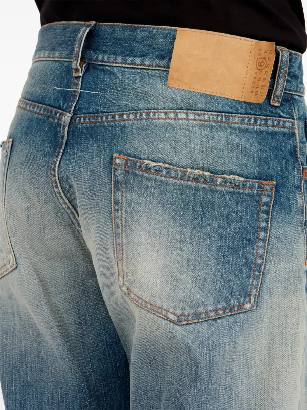 MM6 Maison Margiela ファイブポケット ジーンズ | ブルー | FARFETCH JP