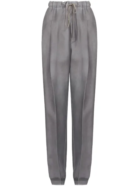 Maison Margiela four stitch-logo long-length track pants