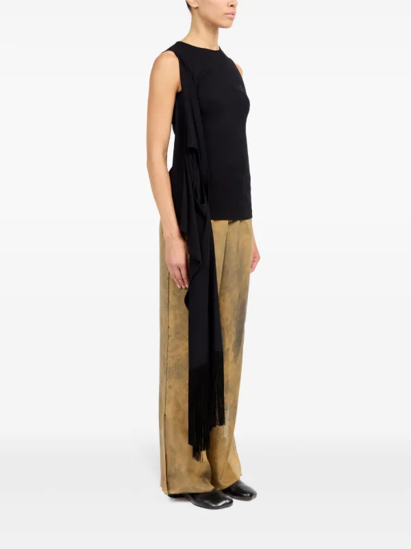 MM6 MAISON MARGIELA タンクトップ ブラック MM6 Maison Margiela タンクトップ | ブラック | FARFETCH JP