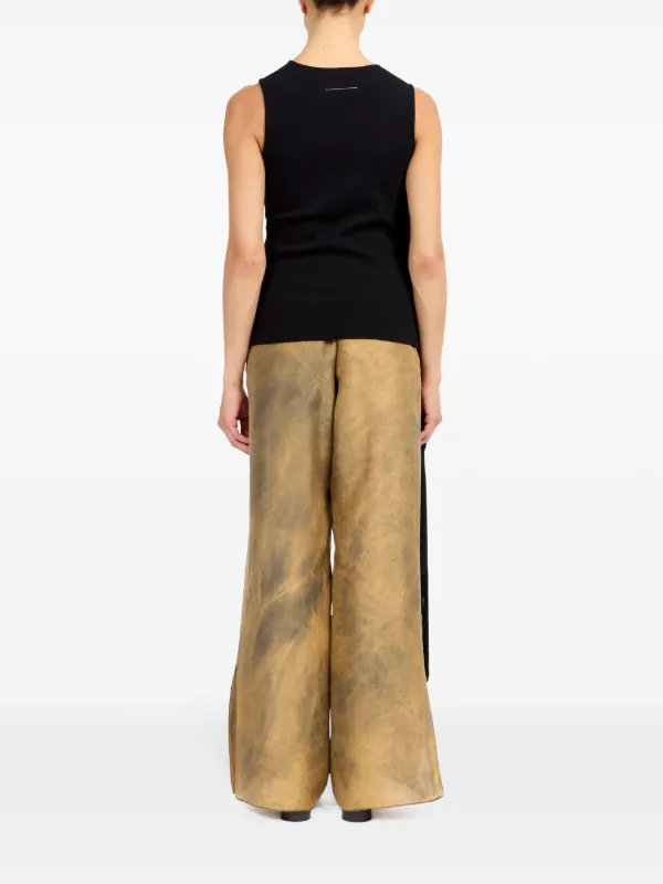 MM6 Maison Margiela タンクトップ | ブラック | FARFETCH JP
