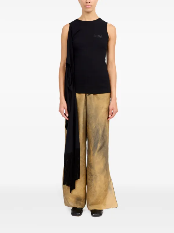 MM6 Maison Margiela タンクトップ | ブラック | FARFETCH JP