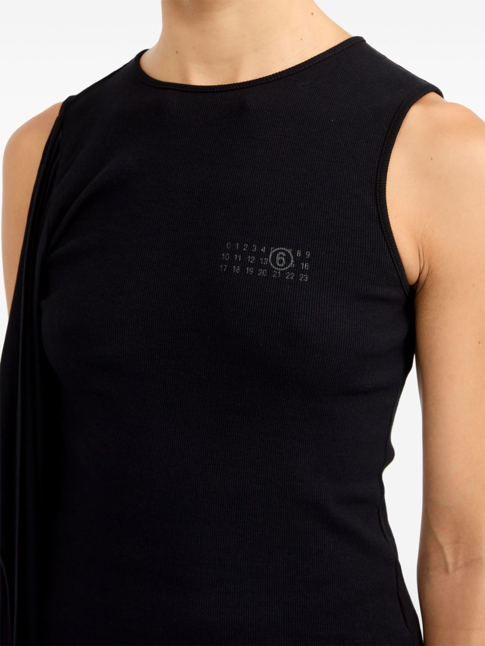 MM6 Maison Margiela numbers-motif tank top Women