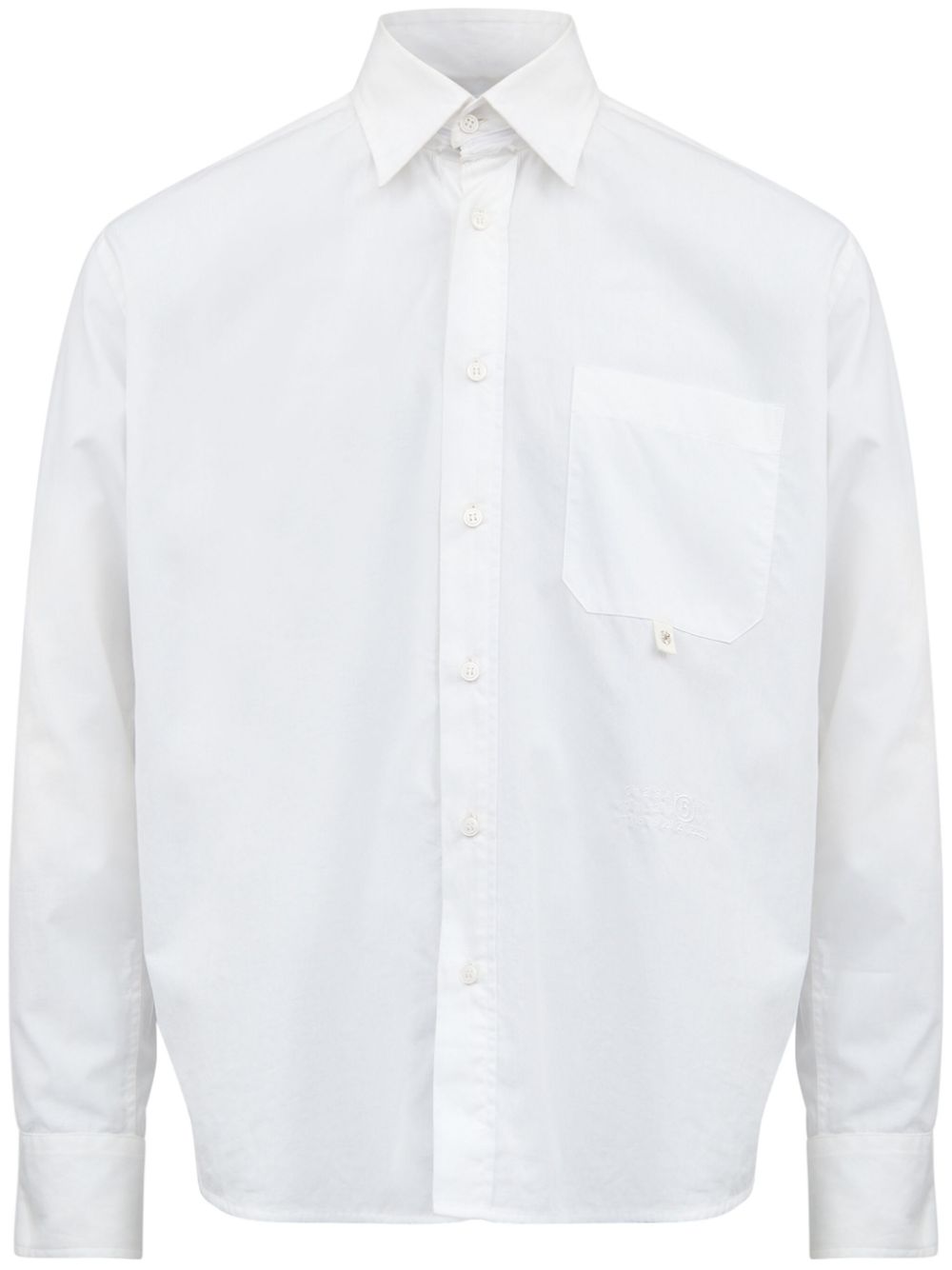 MM6 Maison Margiela detachable-collar shirt - White