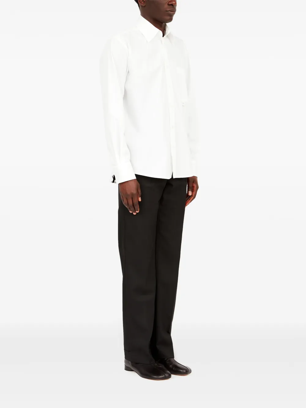 MM6 Maison Margiela Overhemd met afneembare kraag Wit