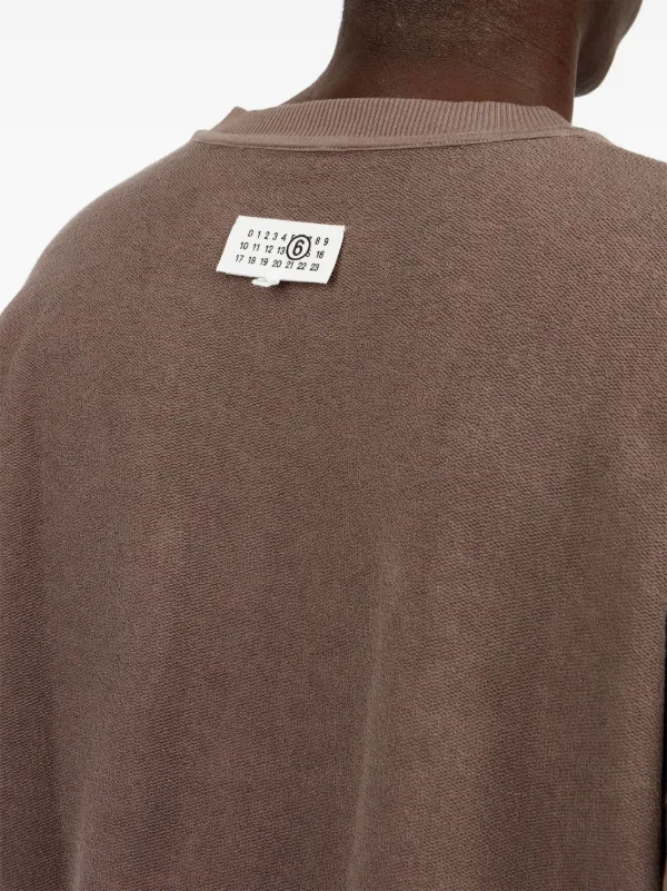 ◆Maison Margiela◆ メンズ スウェットシャツ ブラウン メゾンマルジェラ スウェットシャツ トップス ブラウン メンズ