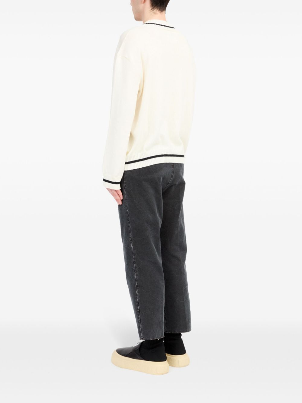 MM6 Maison Margiela numbers-motif jumper Men