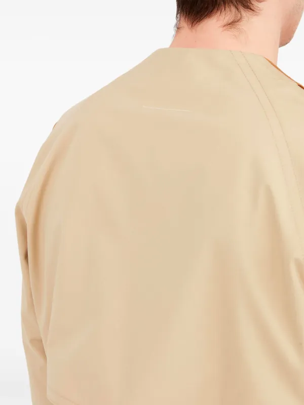 MM6 Maison Margiela バイカラー コート | オレンジ | FARFETCH JP