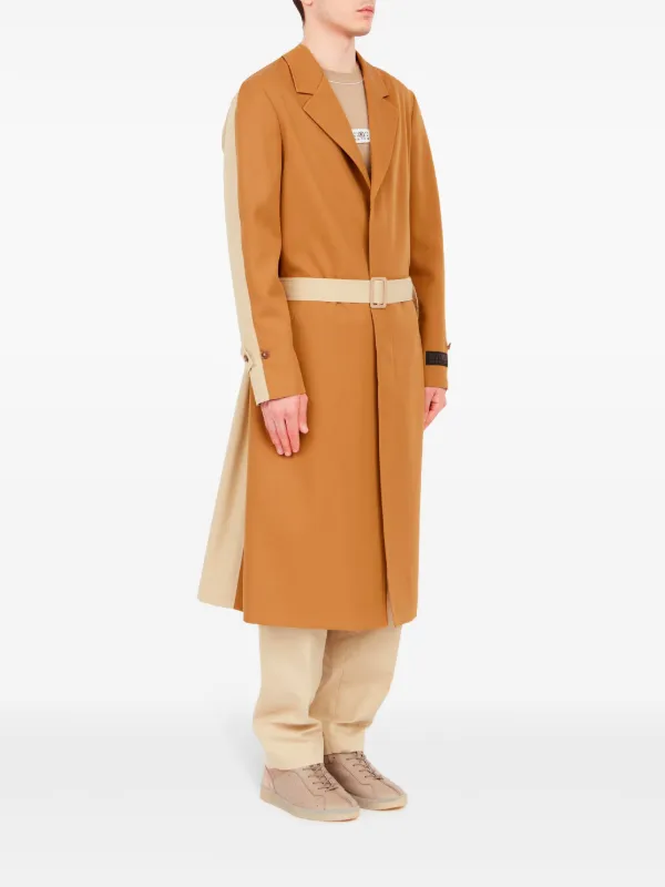 MM6 Maison Margiela バイカラー コート | オレンジ | FARFETCH JP