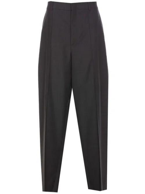 Pantalon en laine vierge à coupe fuselée - Valentino Garavani - Modalova