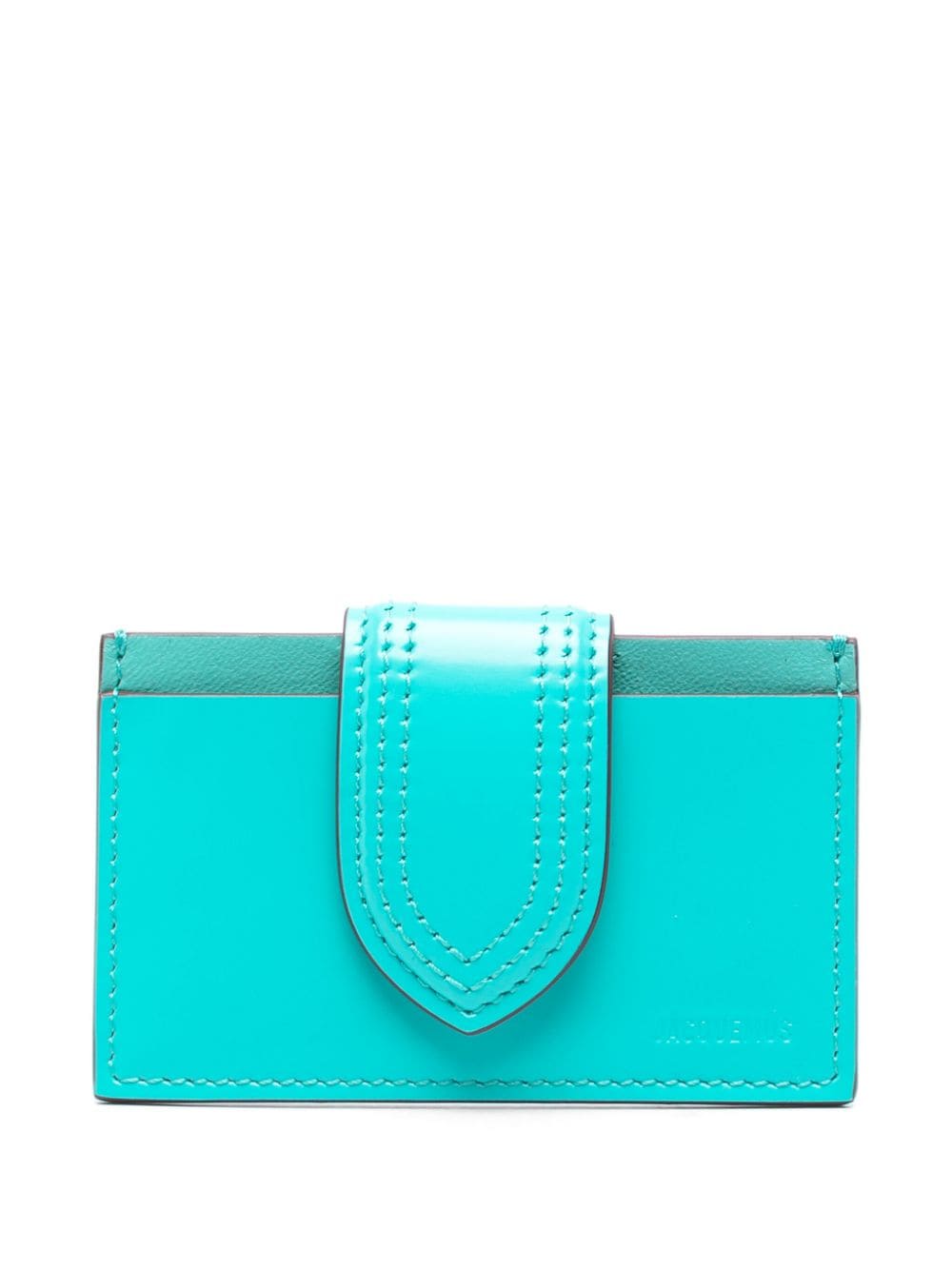 Shop Jacquemus Le Porte-carte Bambino Card Holder In Blau