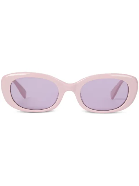 Viktor & Rolf lentes de sol con armazón ovalada