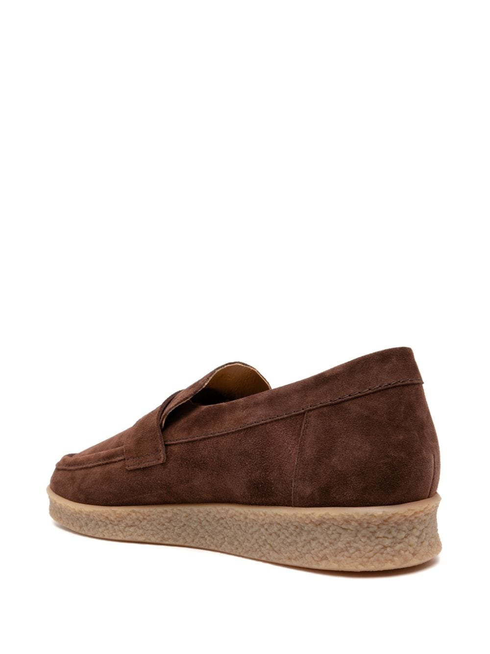 Lardini suede loafers Brown